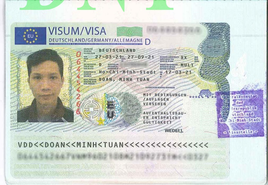 Visa đuc