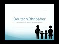Học Tiếng Đức Qua Video – Giới Thiệu Về Gia đình Trong Tiếng Đức