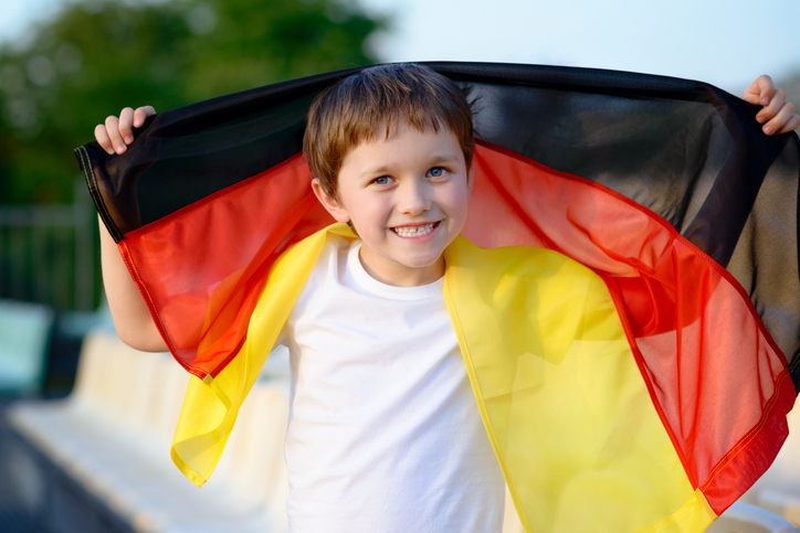 Little Boy Germany National Football Team Fan