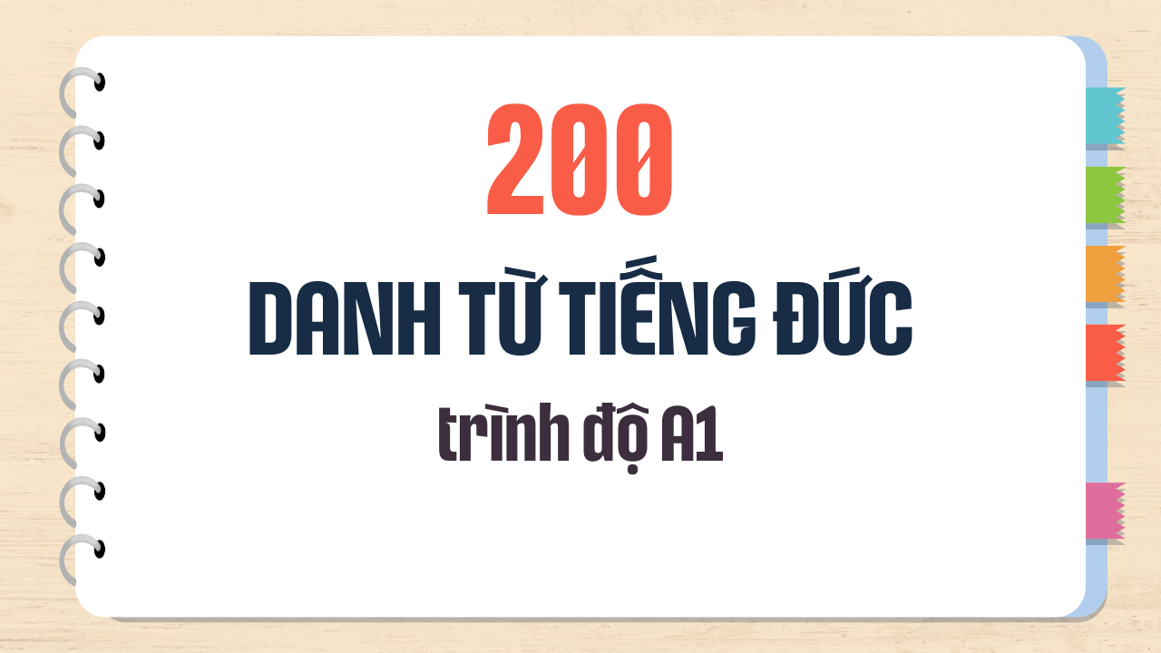 200 danh từ tiếng Đức A1