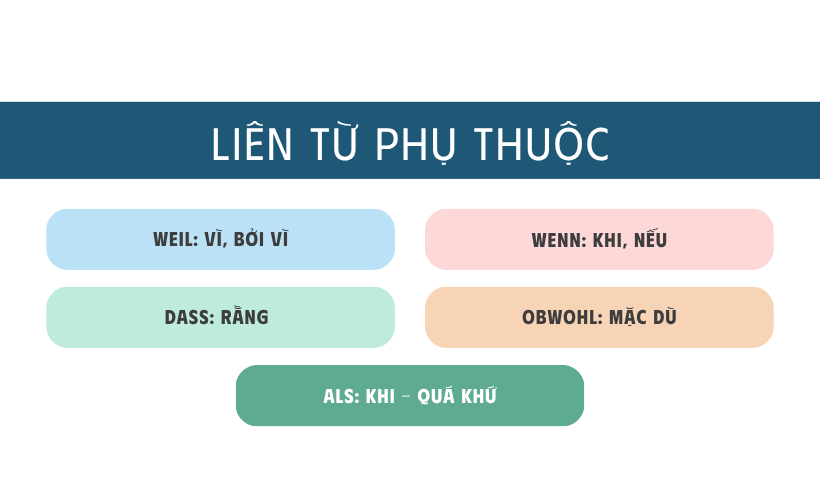 Liên từ phụ thuộc là gì?