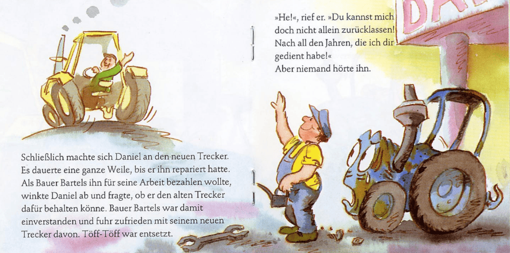 Truyện Töff-Töff, der blaue Trecker – Truyện Tiếng Đức Truyện Töff-Töff, der blaue Trecker – Truyện Tiếng Đức